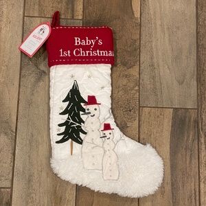 Heritage BABY'S 1st CHRISTMAS-Snowman / Pottery Barn